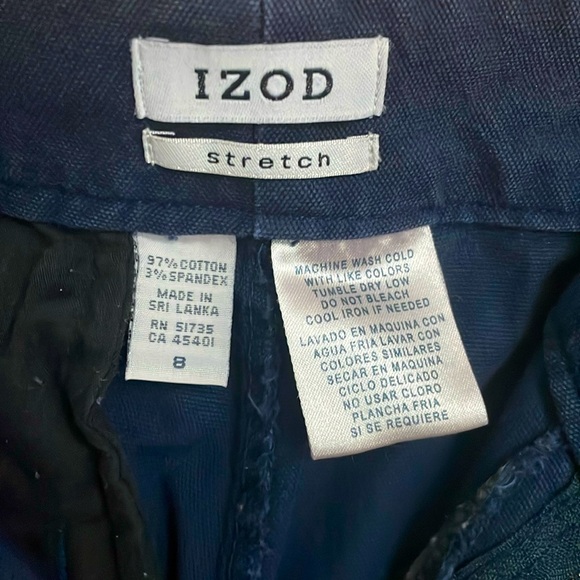 Women’s IZOD navy casual pants - Picture 4 of 5
